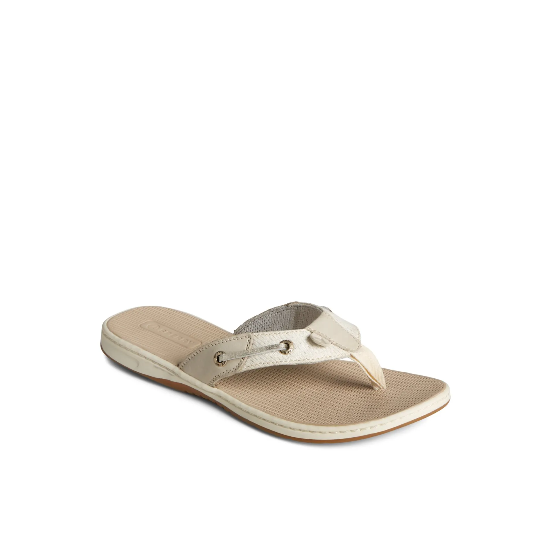 Women Sperry Sandals^Seafish Metallic Flip Flop