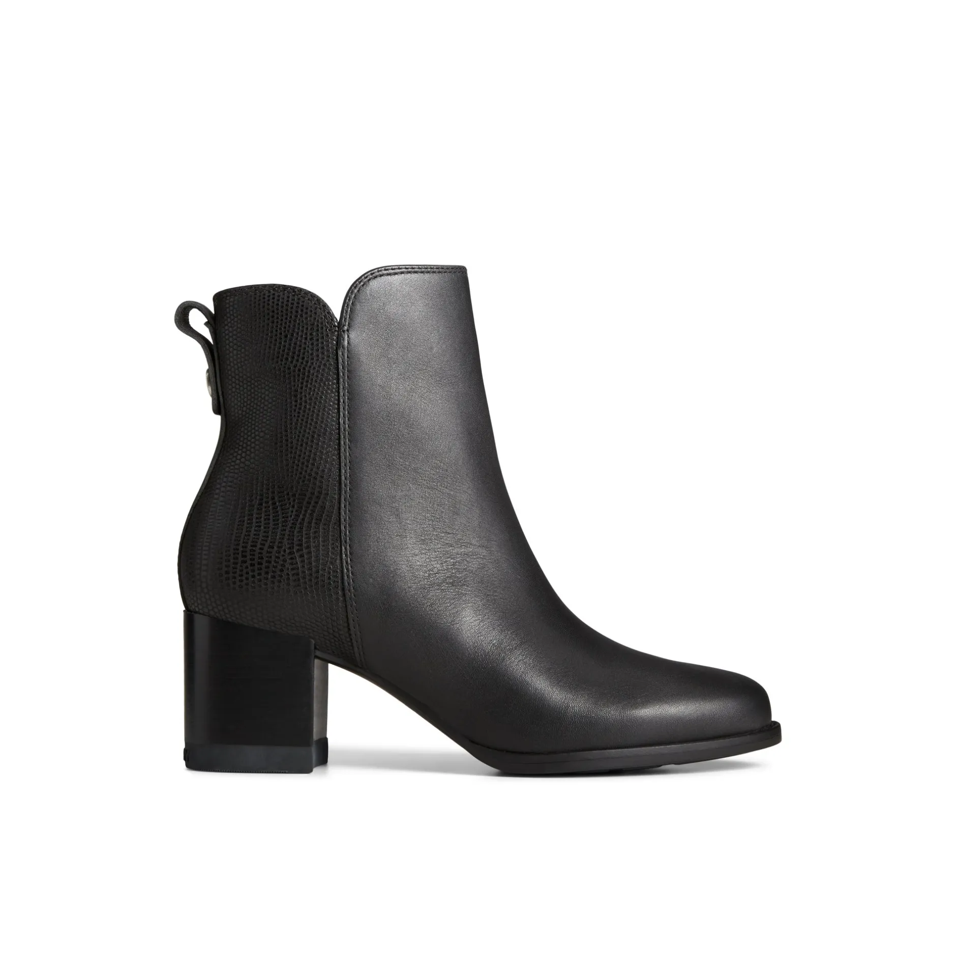 Women Sperry Ankle Boots | Boots^Seaport Heel Leather Boot