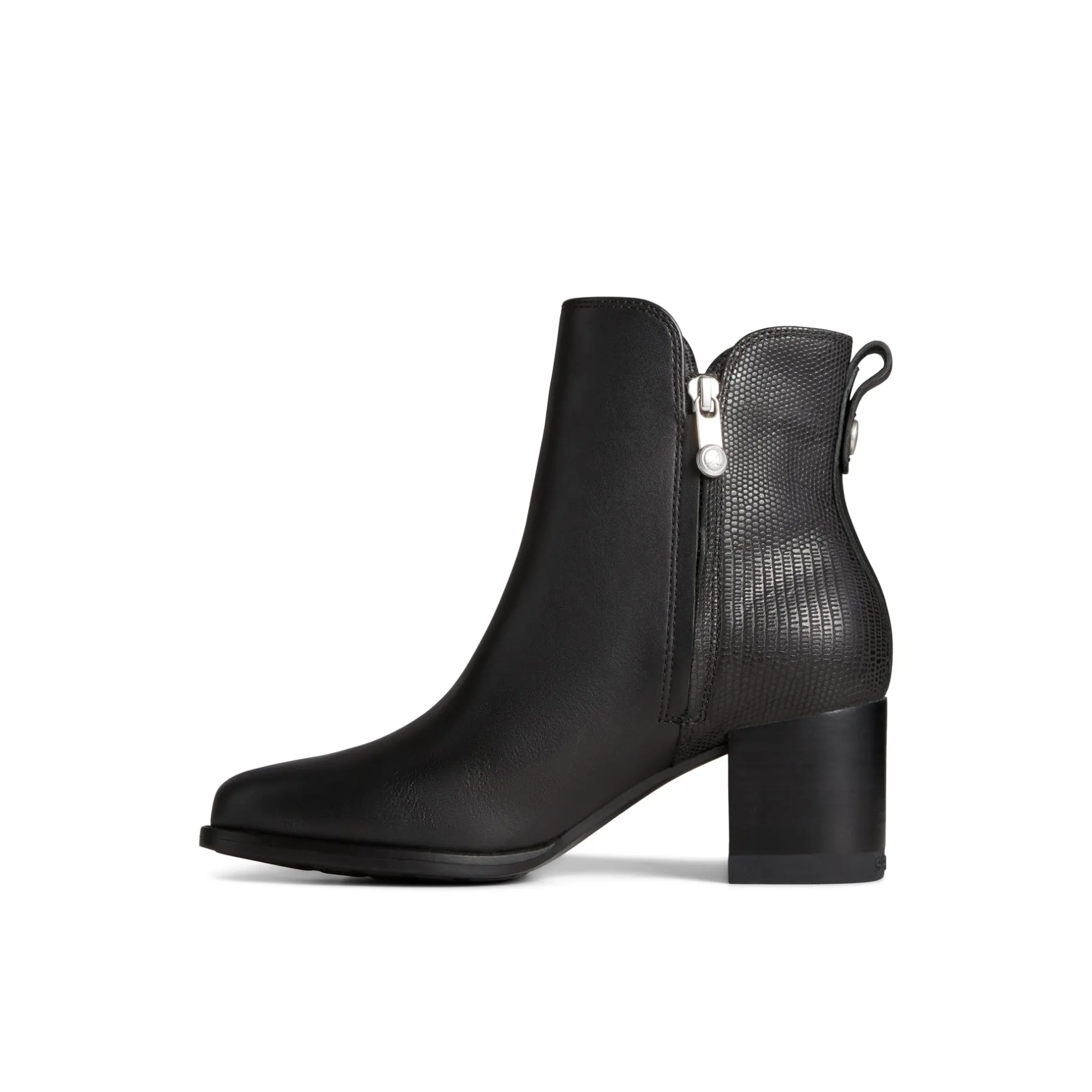 Women Sperry Ankle Boots | Boots^Seaport Heel Leather Boot