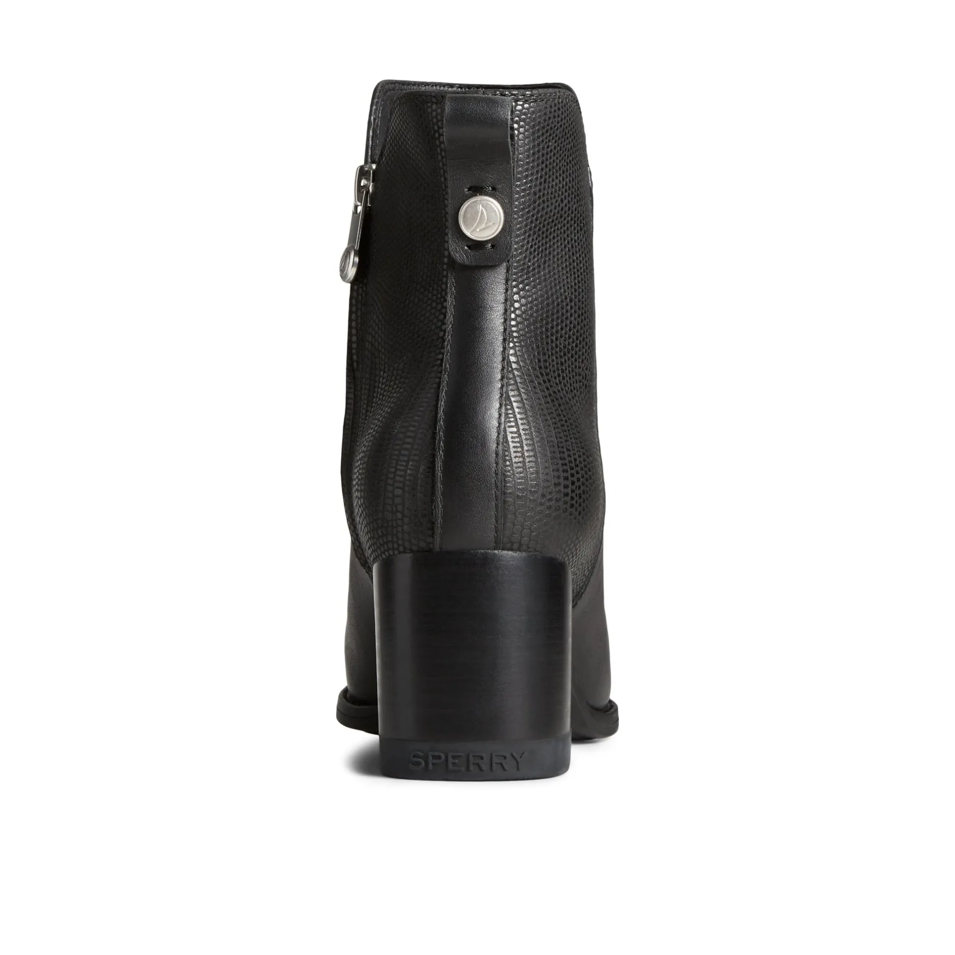 Women Sperry Ankle Boots | Boots^Seaport Heel Leather Boot