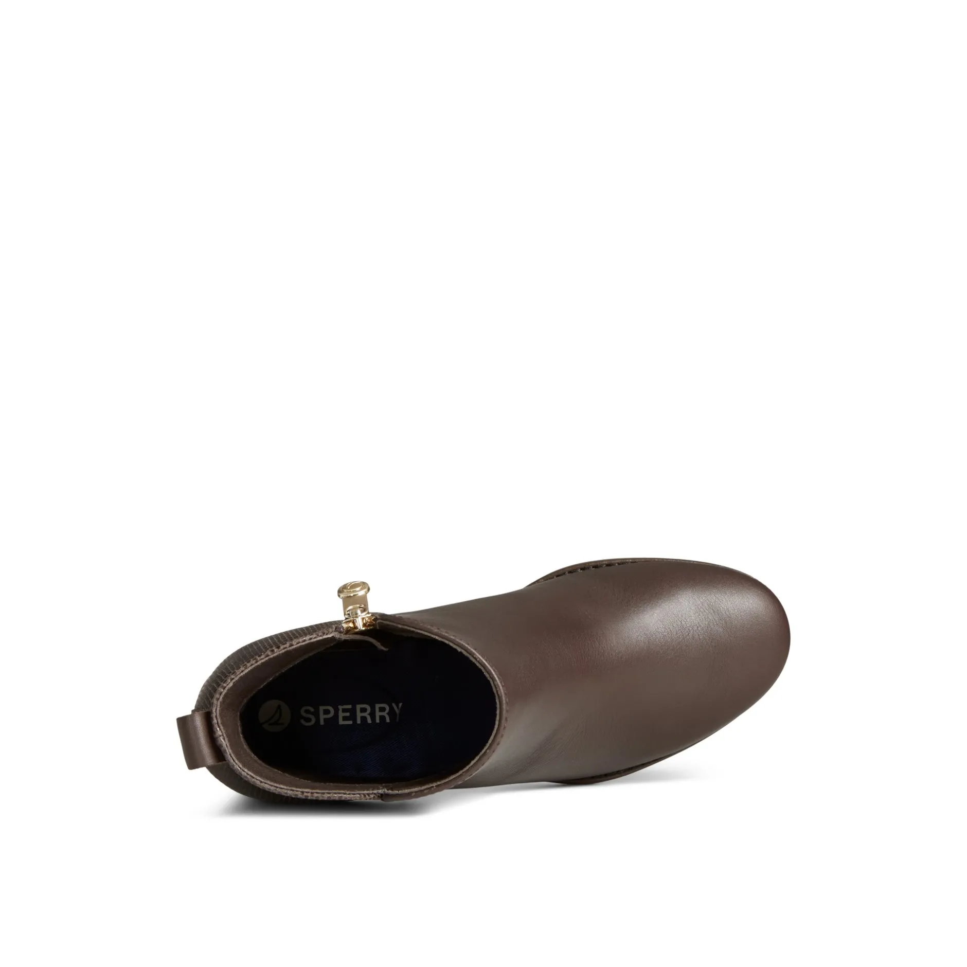 Women Sperry Ankle Boots | Boots^Seaport Heel Leather Boot