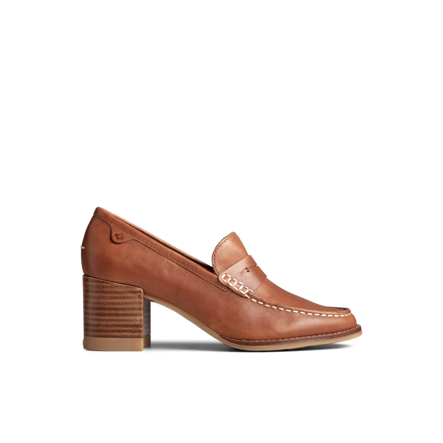 Women Sperry Shoes^Seaport Penny Heel Leather Loafer