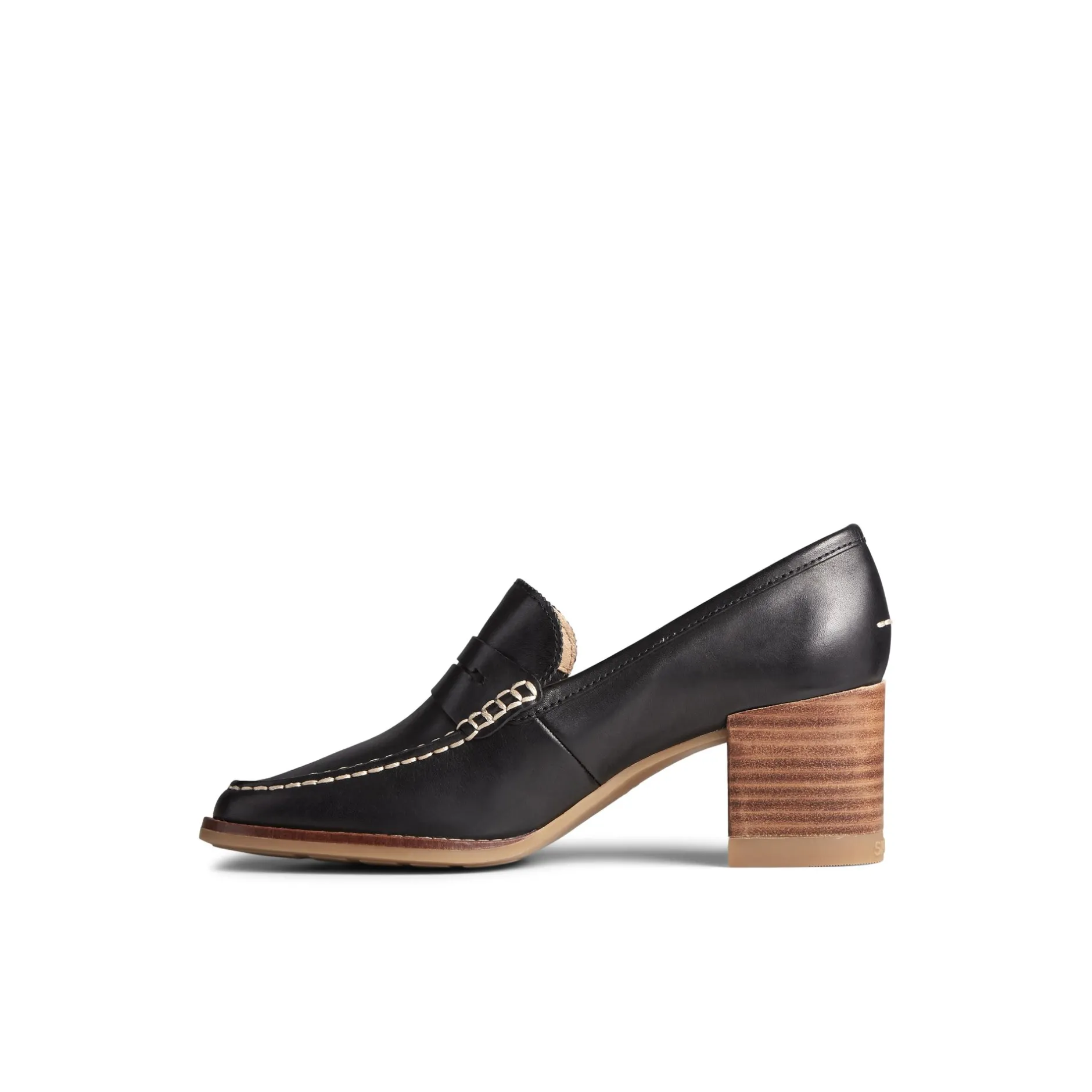 Women Sperry Shoes^Seaport Penny Heel Leather Loafer