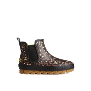 Women Sperry Duck & Rain Boots | Boots^Torrent Leopard Chelsea Waterproof Rain Boot