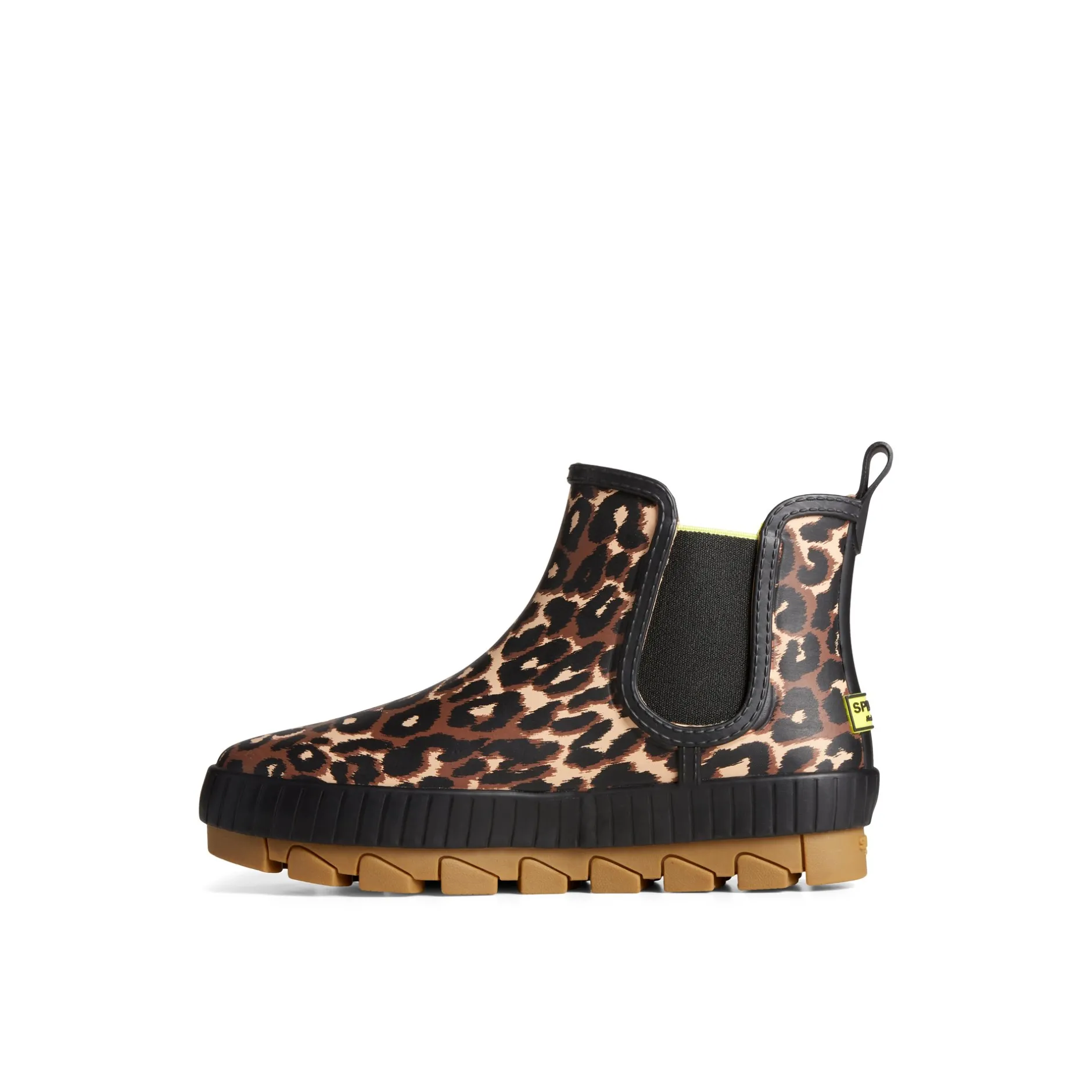 Women Sperry Duck & Rain Boots | Boots^Torrent Leopard Chelsea Waterproof Rain Boot