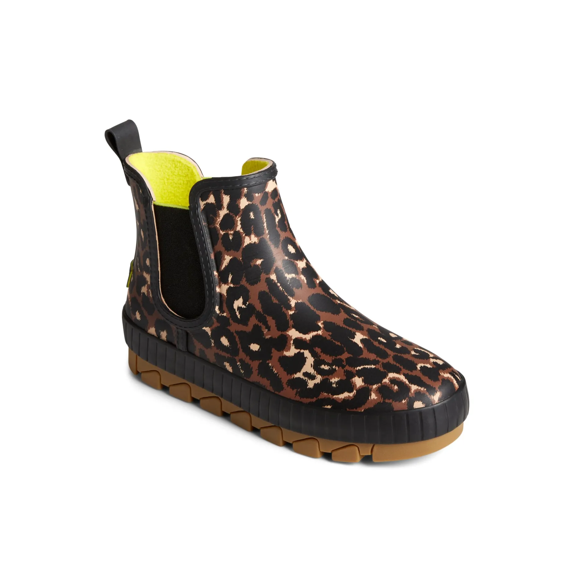 Women Sperry Duck & Rain Boots | Boots^Torrent Leopard Chelsea Waterproof Rain Boot