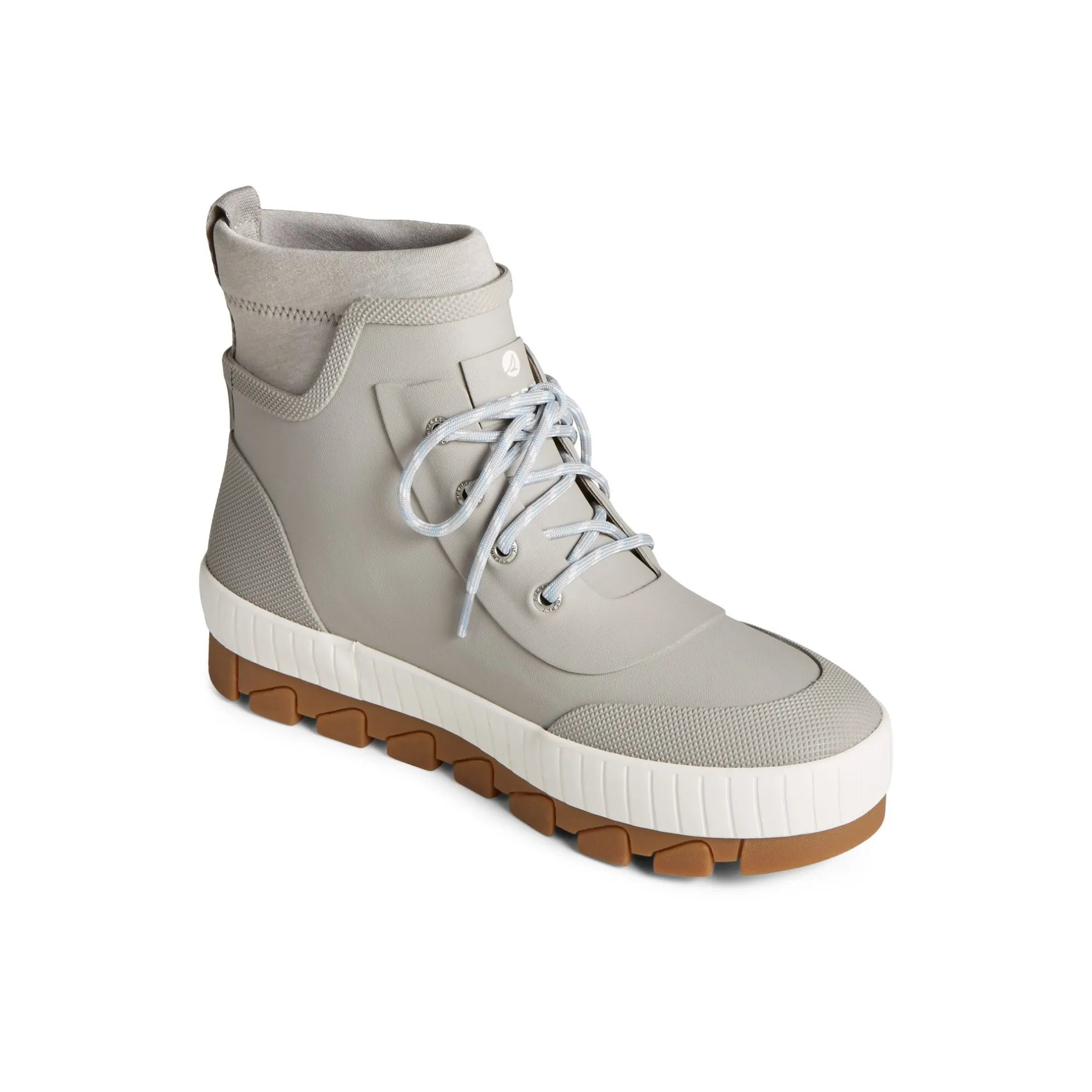 Women Sperry Duck & Rain Boots | Boots^Torrent Rubber Lace Up Boot